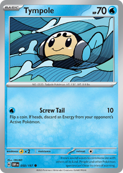 Tympole #50 Tympole - Obsidian Flames - #50 - Pokemon TCG card