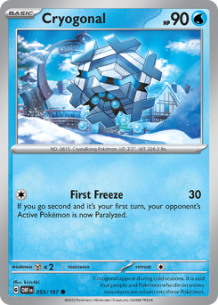 Cryogonal - Obsidian Flames - #55 - Pokemon TCG card