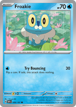 Froakie #56 Froakie - Obsidian Flames - #56 - Pokemon TCG card