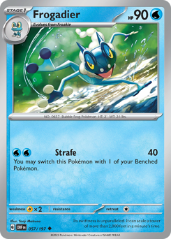 Frogadier - Obsidian Flames - #57 - Pokemon TCG card