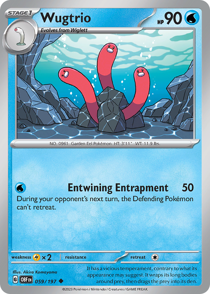 Wugtrio - Obsidian Flames - #59 - Pokemon TCG card