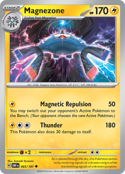 Magnezone #65 Magnezone - Obsidian Flames - #65 - Pokemon TCG card