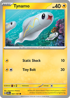 Tynamo #67 Tynamo - Obsidian Flames - #67 - Pokemon TCG card