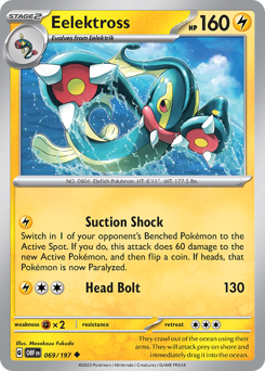 Eelektross - Obsidian Flames - #69 - Pokemon TCG card
