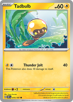 Tadbulb #75 Tadbulb - Obsidian Flames - #75 - Pokemon TCG card