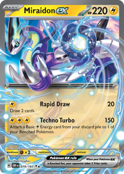 Miraidon ex #79 Miraidon ex - Obsidian Flames - #79 - Pokemon TCG card