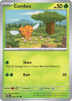 Combee - Obsidian Flames - #8 - Pokemon TCG card