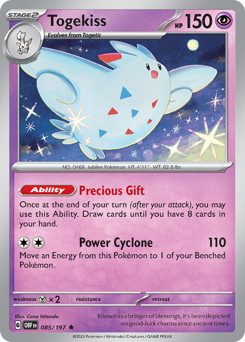 Togekiss - Obsidian Flames - #85 - Pokemon TCG card