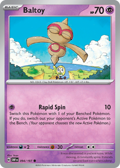 Baltoy - Obsidian Flames - #94 - Pokemon TCG card