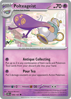 Polteageist #98 Polteageist - Obsidian Flames - #98 - Pokemon TCG card