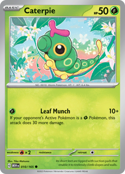 Caterpie - 151 - #10 - Pokemon TCG card