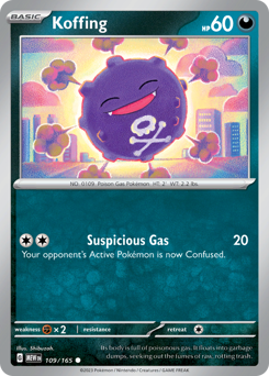 Koffing #109 Koffing - 151 - #109 - Pokemon TCG card