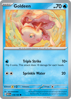 Goldeen #118 Goldeen - 151 - #118 - Pokemon TCG card