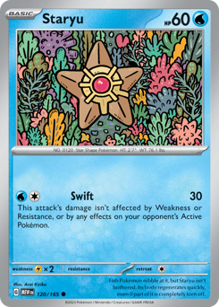 Staryu - 151 - #120 - Pokemon TCG card