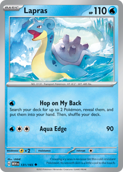 Lapras #131 Lapras - 151 - #131 - Pokemon TCG card