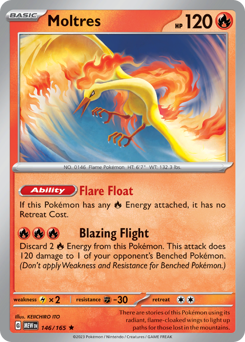 Moltres #146 Moltres - 151 - #146 - Pokemon TCG card