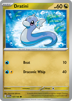 Dratini #147 Dratini - 151 - #147 - Pokemon TCG card