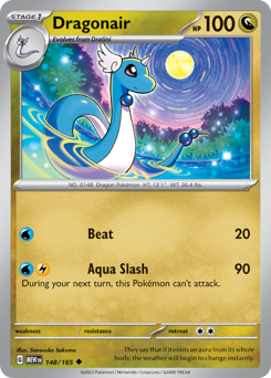 Dragonair #148 Dragonair - 151 - #148 - Pokemon TCG card