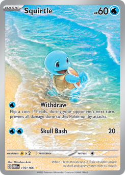 Squirtle #170 Squirtle - 151 - #170 - Pokemon TCG card