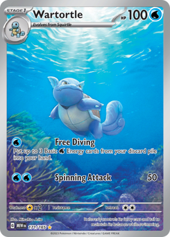 Wartortle #171 Wartortle - 151 - #171 - Pokemon TCG card