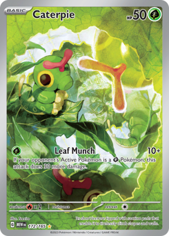 Caterpie - 151 - #172 - Pokemon TCG card