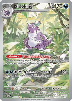 Nidoking - 151 - #174 - Pokemon TCG card