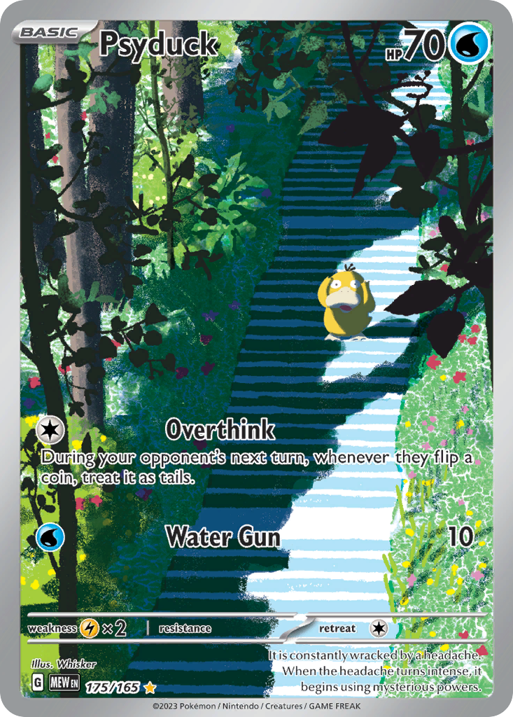 Psyduck - 151 - #175 - Pokemon TCG card