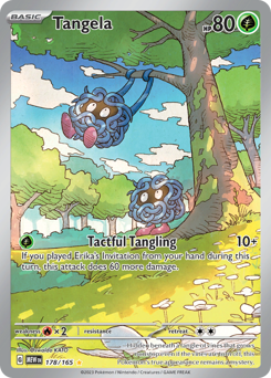 Tangela - 151 - #178 - Pokemon TCG card