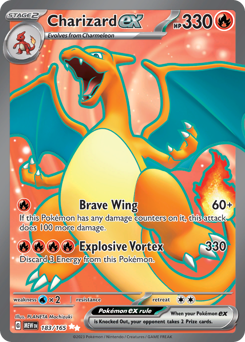 Charizard ex #183 Charizard ex - 151 - #183 - Pokemon TCG card