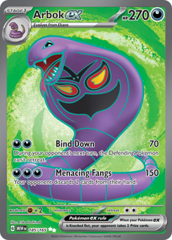 Arbok ex #185 Arbok ex - 151 - #185 - Pokemon TCG card