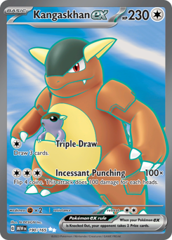 Kangaskhan ex #190 Kangaskhan ex - 151 - #190 - Pokemon TCG card