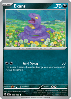 Ekans #23 Ekans - 151 - #23 - Pokemon TCG card