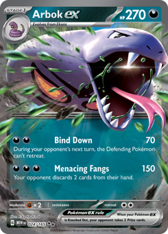 Arbok ex #24 Arbok ex - 151 - #24 - Pokemon TCG card