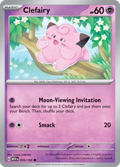 Clefairy - 151 - #35 - Pokemon TCG card