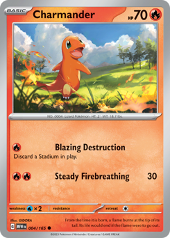 Charmander #4 Charmander - 151 - #4 - Pokemon TCG card