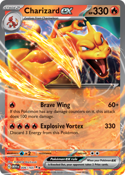 Charizard ex #6 Charizard ex - 151 - #6 - Pokemon TCG card
