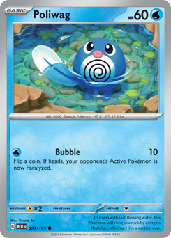 Poliwag #60 Poliwag - 151 - #60 - Pokemon TCG card