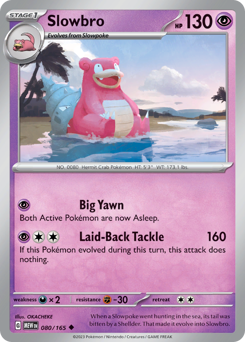 Slowbro - 151 - #80 - Pokemon TCG card