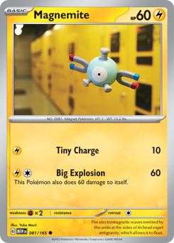 Magnemite - 151 - #81 - Pokemon TCG card