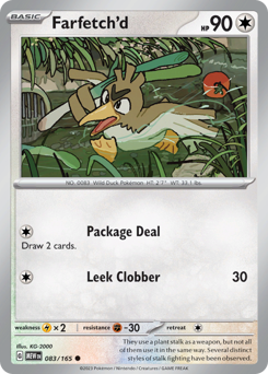 Farfetch'd - 151 - #83 - Pokemon TCG card