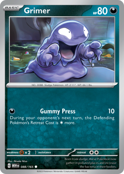 Grimer #88 Grimer - 151 - #88 - Pokemon TCG card