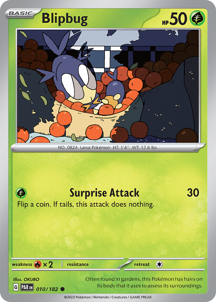 Blipbug - Paradox Rift - #10 - Pokemon TCG card