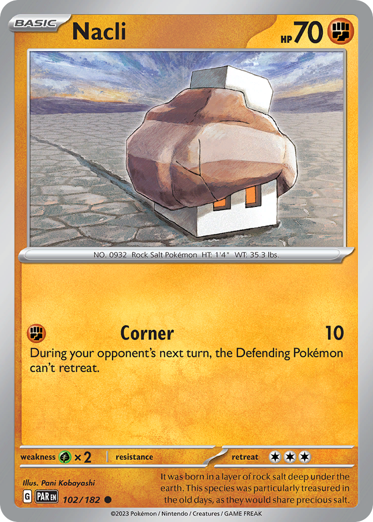 Nacli - Paradox Rift - #102 - Pokemon TCG card
