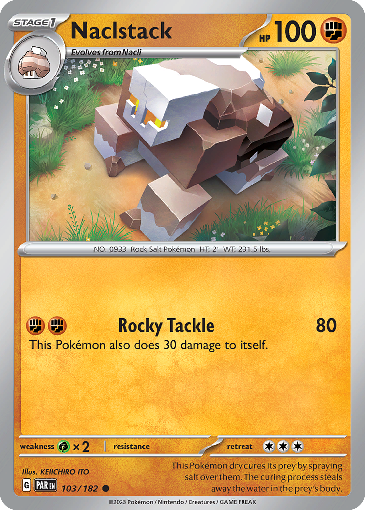 Naclstack - Paradox Rift - #103 - Pokemon TCG card