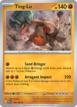 Ting-Lu - Paradox Rift - #109 - Pokemon TCG card