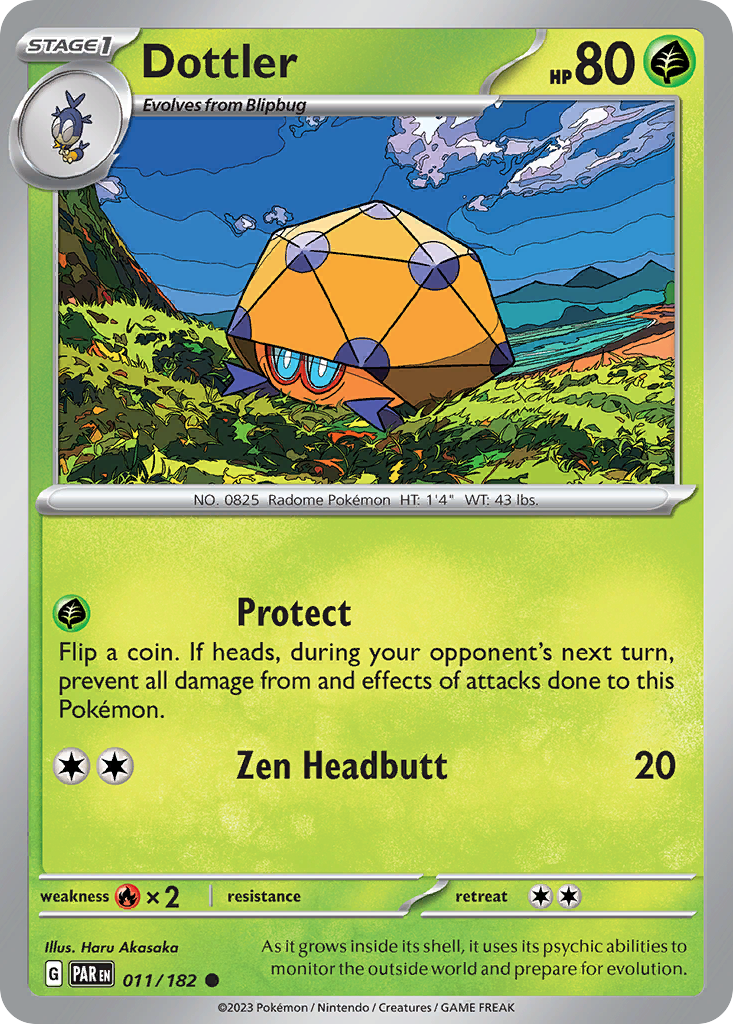 Dottler - Paradox Rift - #11 - Pokemon TCG card