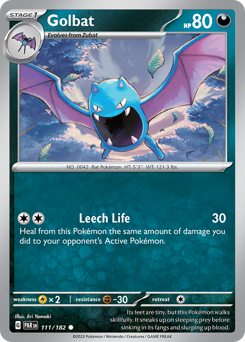Golbat - Paradox Rift - #111 - Pokemon TCG card