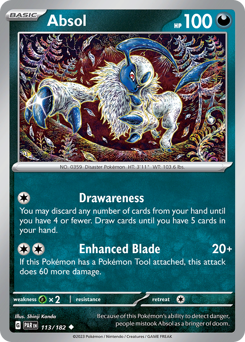 Absol #113 Absol - Paradox Rift - #113 - Pokemon TCG card