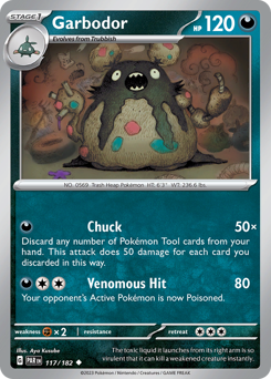 Garbodor #117 Garbodor - Paradox Rift - #117 - Pokemon TCG card