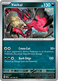 Yveltal - Paradox Rift - #118 - Pokemon TCG card